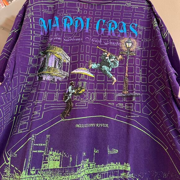 Vintage 1992 Mardi Gras Shirt - Picture 4 of 8